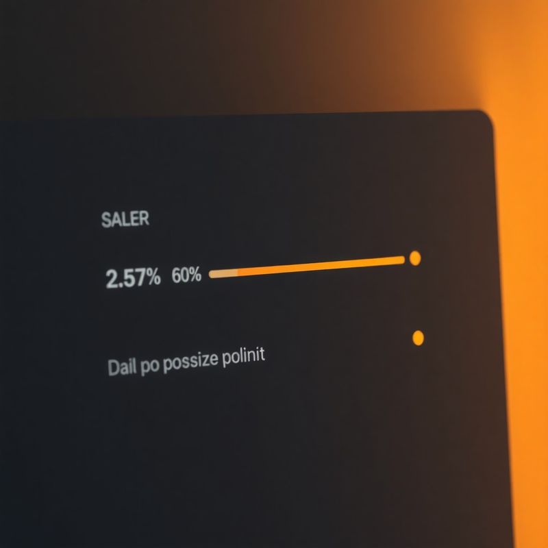 Risk control panel with percentage sliders for daily loss limit and position size cap